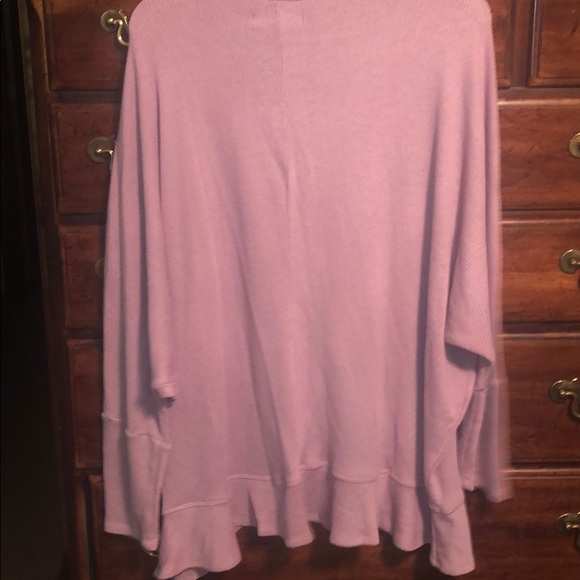 New Grace Elements size XL lavender ruffle top - Picture 8 of 8